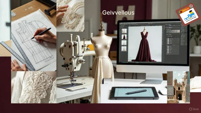 نمونه مدرک بین‌المللی فنی و حرفه‌ای خیاطی جهت دریافت وام خوداشتغالی در کرمان