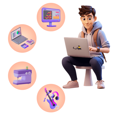 آموزشگاه سیب کرمان؛ مجتمع آموزشی کامپیوتر، حسابداری، خیاطی و موسیقی.